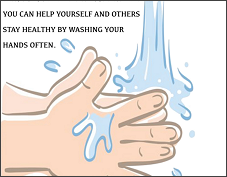 Proper Hand Washing Infographic