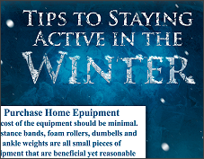 Stay Active in Winter Infographic